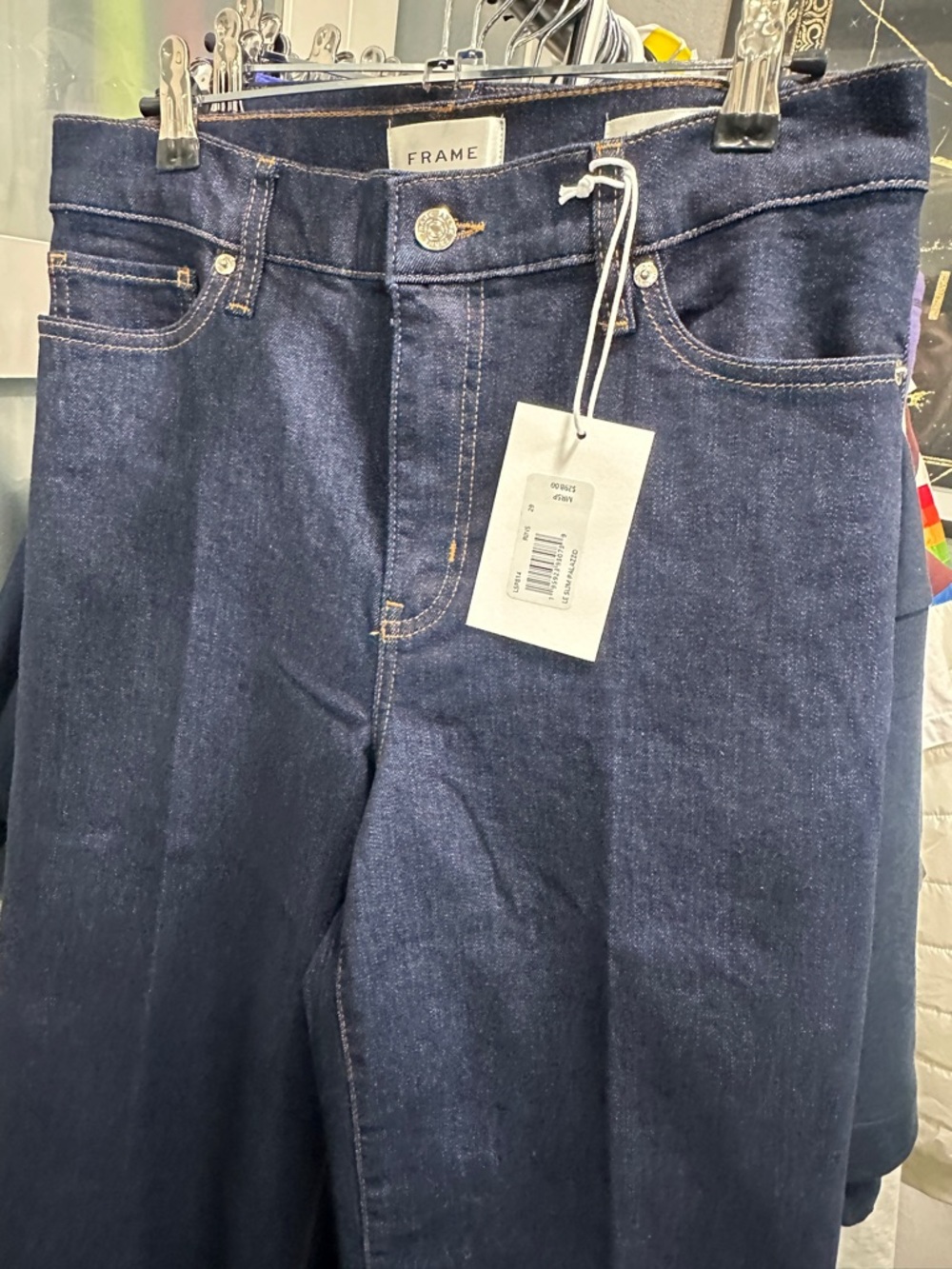 Frame Le Slim Palazzo Jeans Wide Leg - Picture 6 of 6